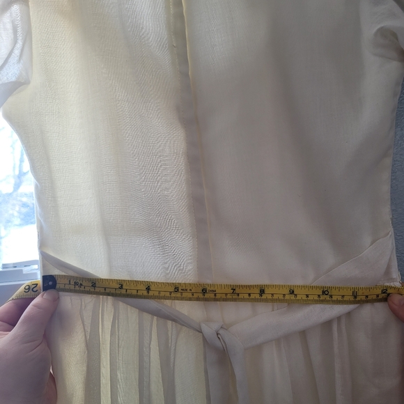 Gunne Sax Off White Maxi Dress - Picture 17 of 17